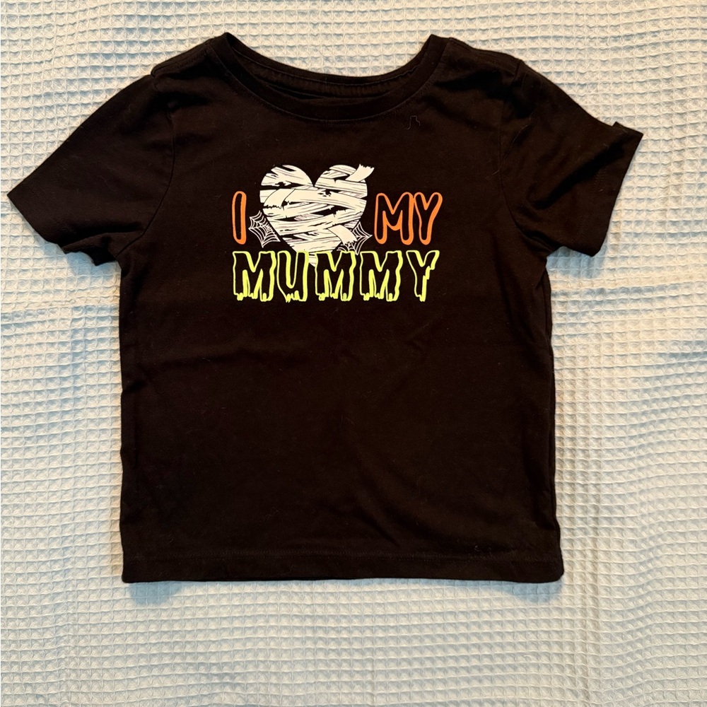 Wonder Nation Black 'I Heart My Mummy' Tee